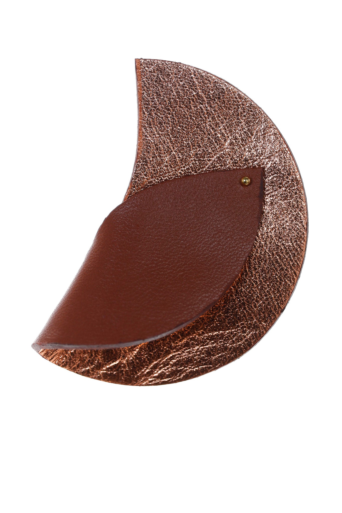 Cercei Geometrici - Bronz + Maro