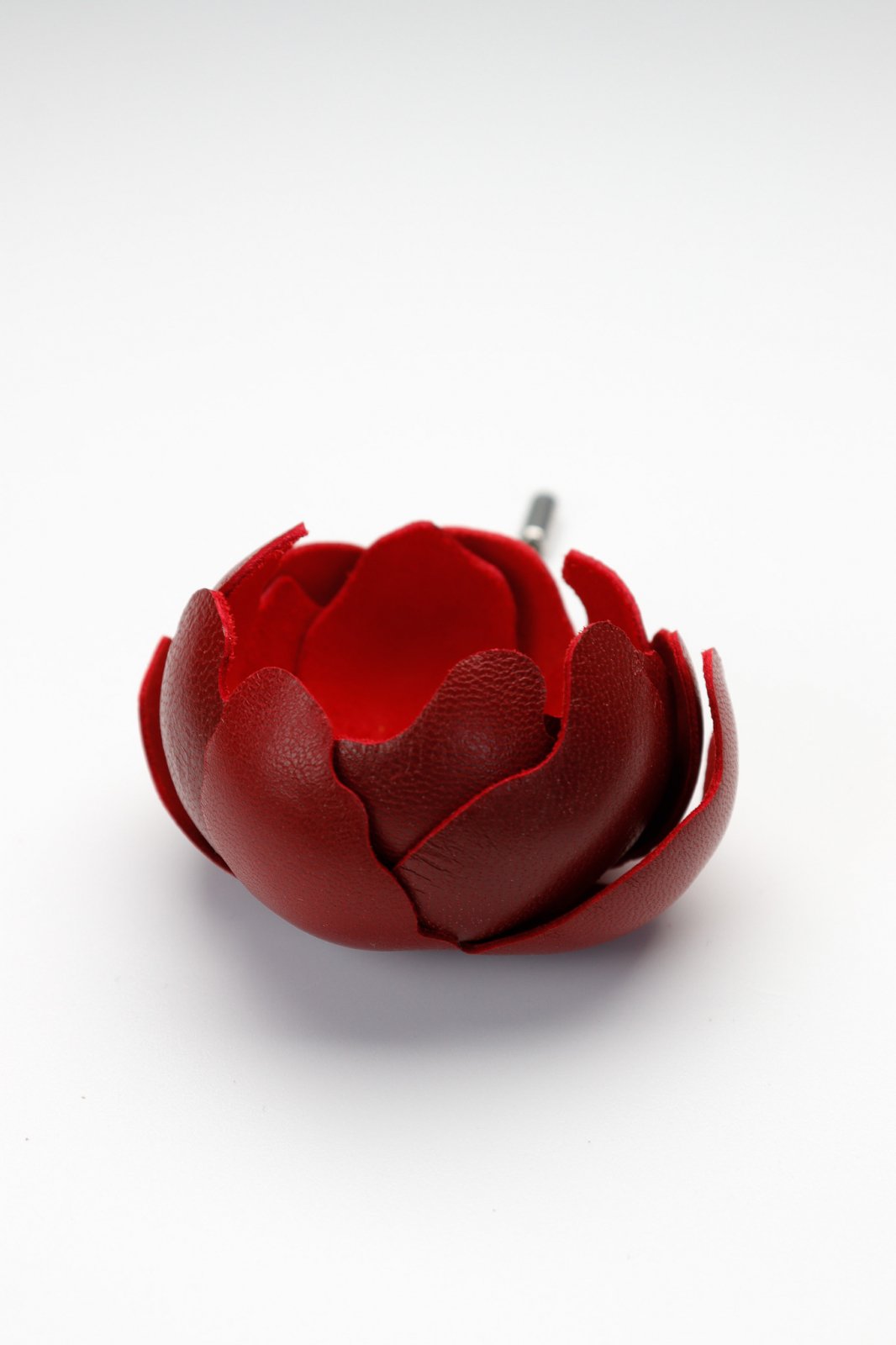 Peony Brooch - Grenade