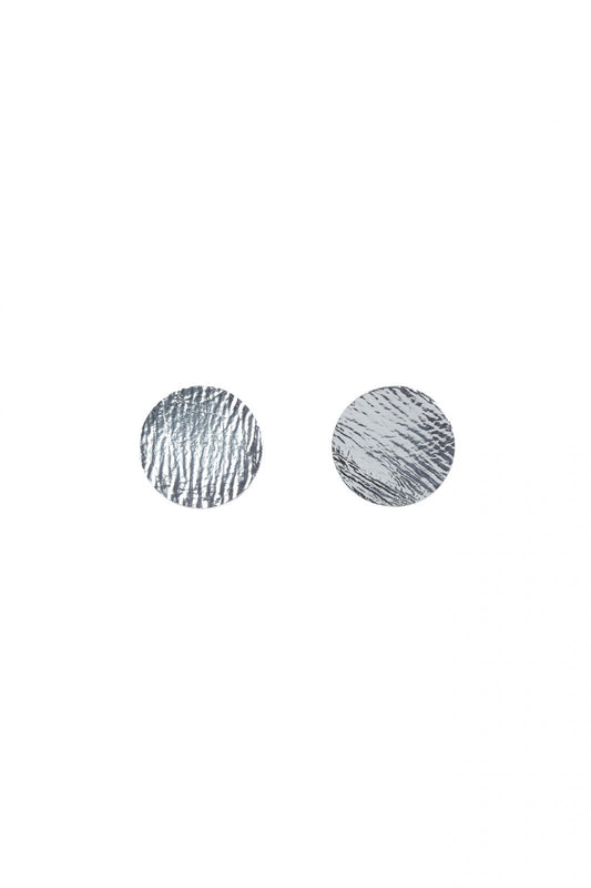 Cercei cerc (3.5cm) - Argintiu metalizat
