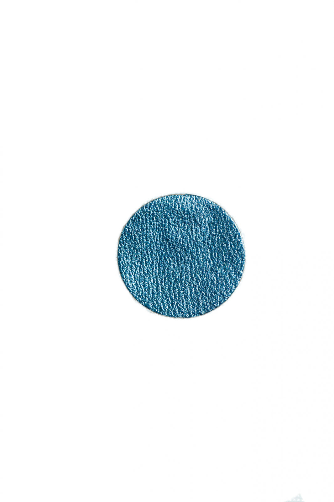 Cercei Cerc (2.5 cm) - Albastru Sidefat