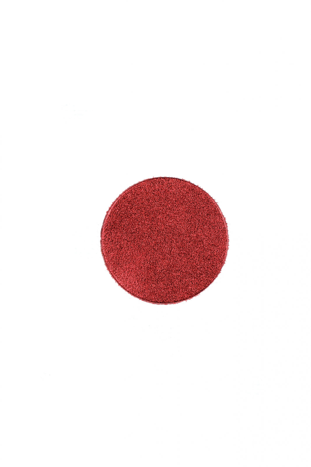 Cercei Cerc (2.5 cm) - Rosu sidefat