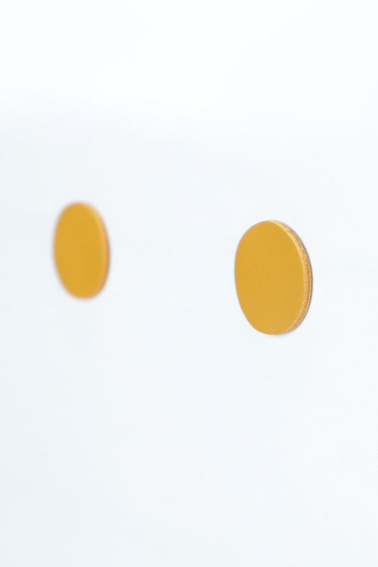 Hoop earrings - Mustard