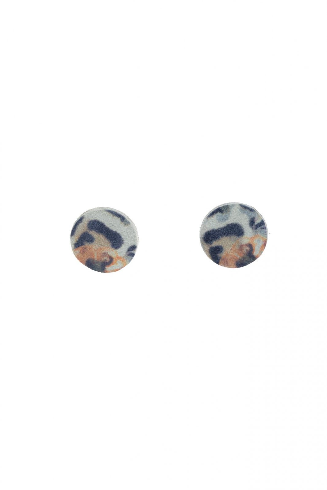Cercei cerc(2cm) - Animal print colorat