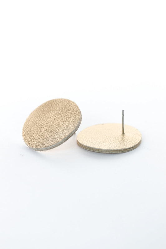 Cercei cerc (2,5cm) - Auriu