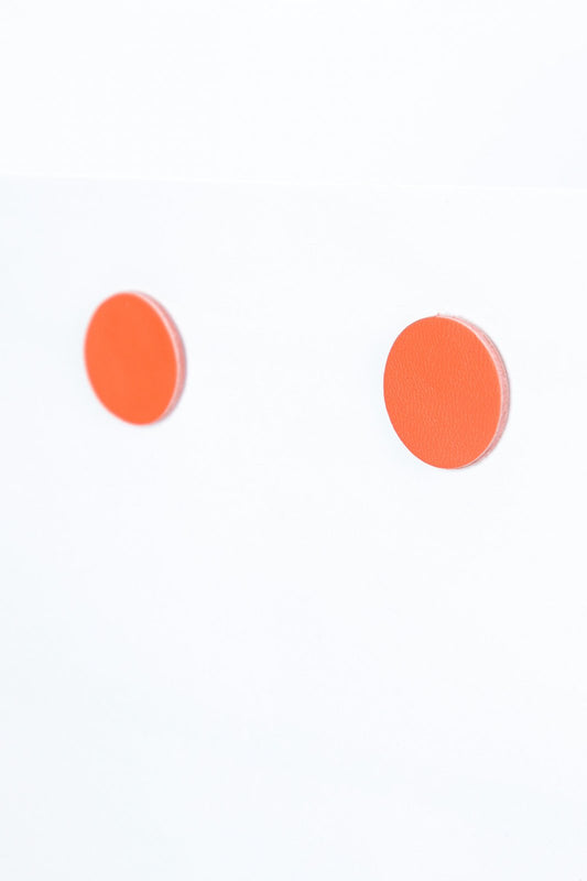 Hoop earrings - Orange