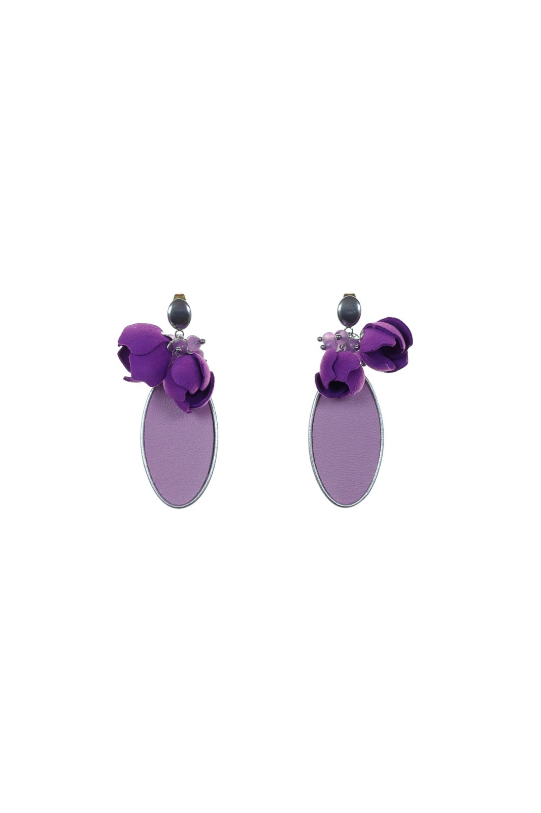 Cercei florali - Violet