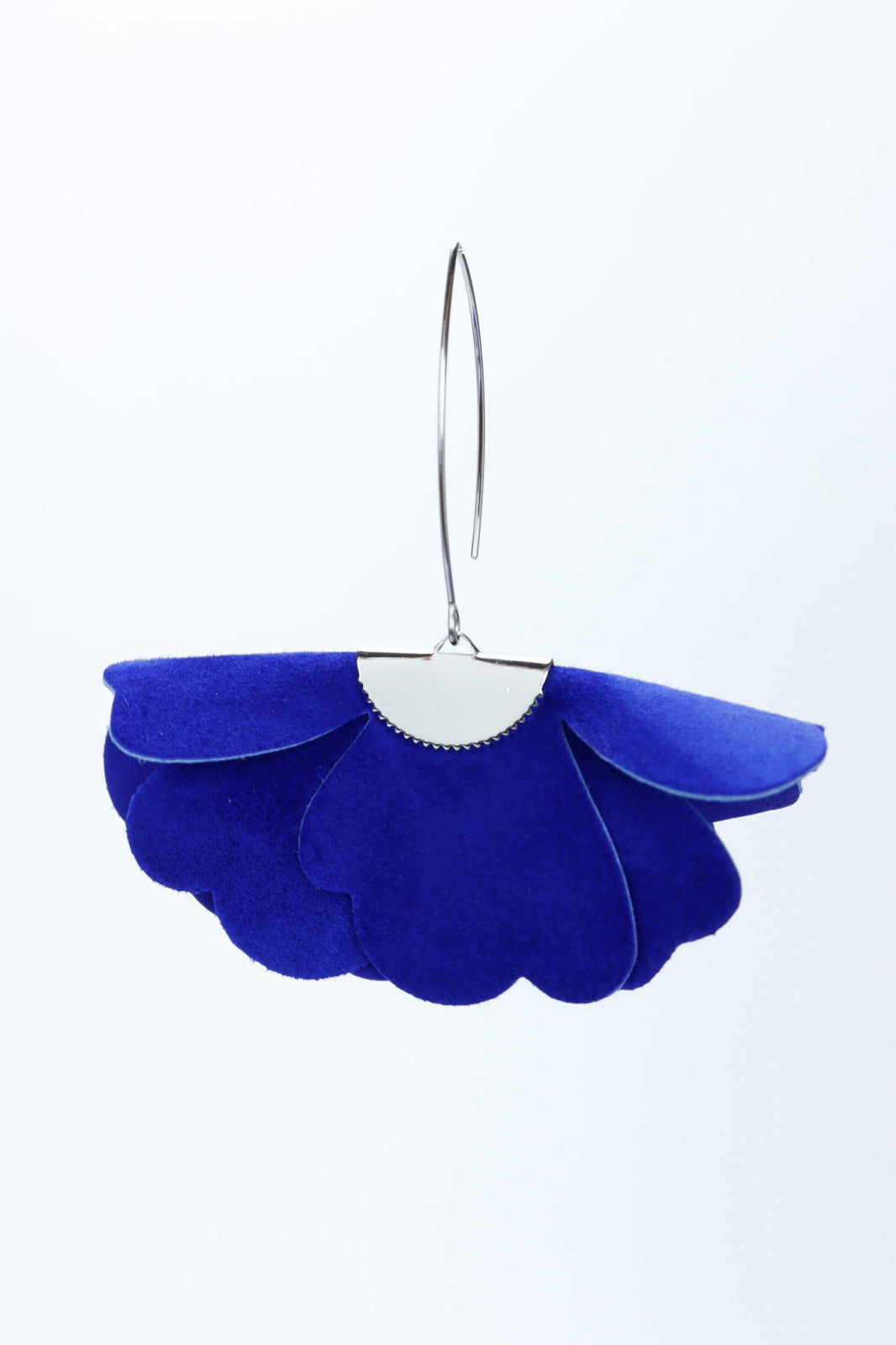 Small flower earrings - Royal blue