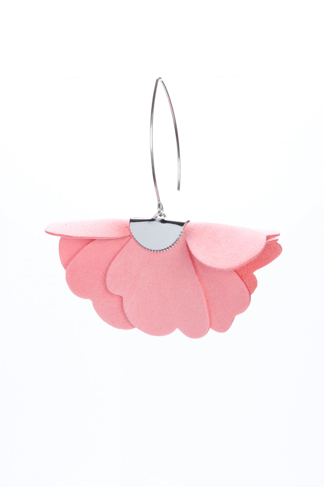 Small flower earrings - Geranium pink