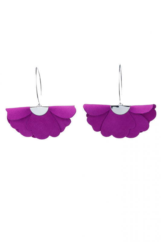 Cercei floare mica - Purple