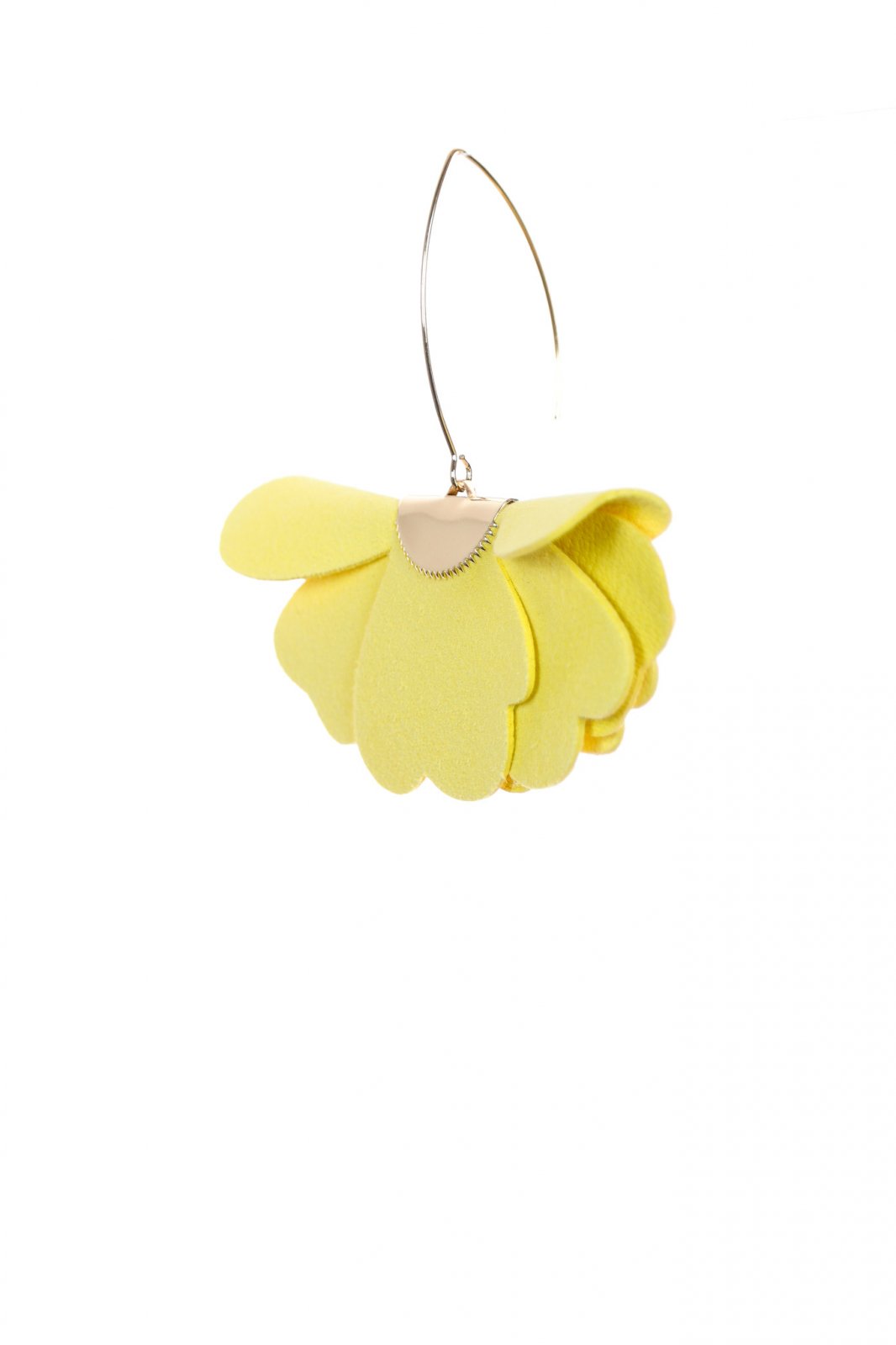 Cercei Floare mica - Galben luminos