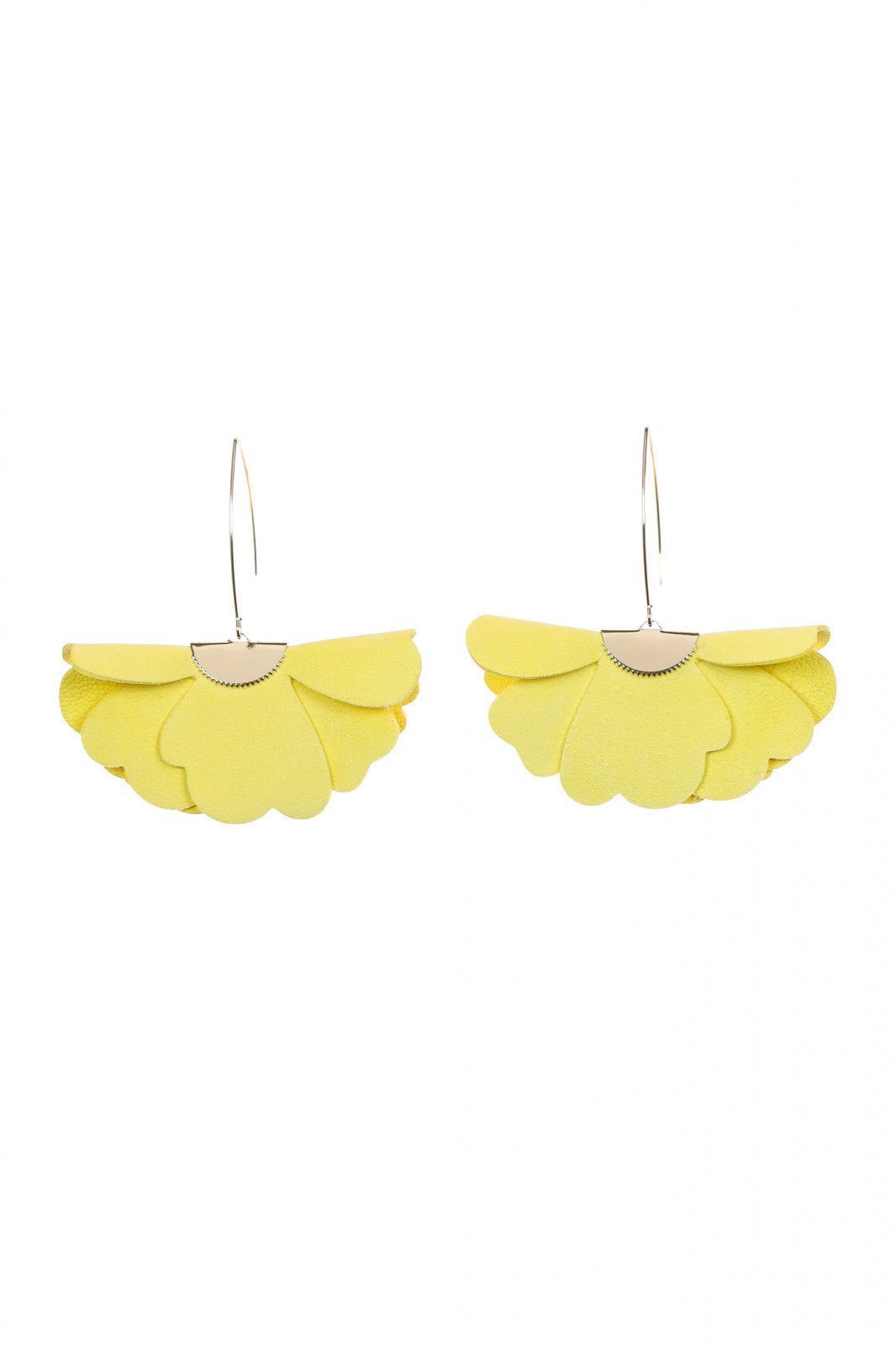Cercei Floare mica - Galben luminos