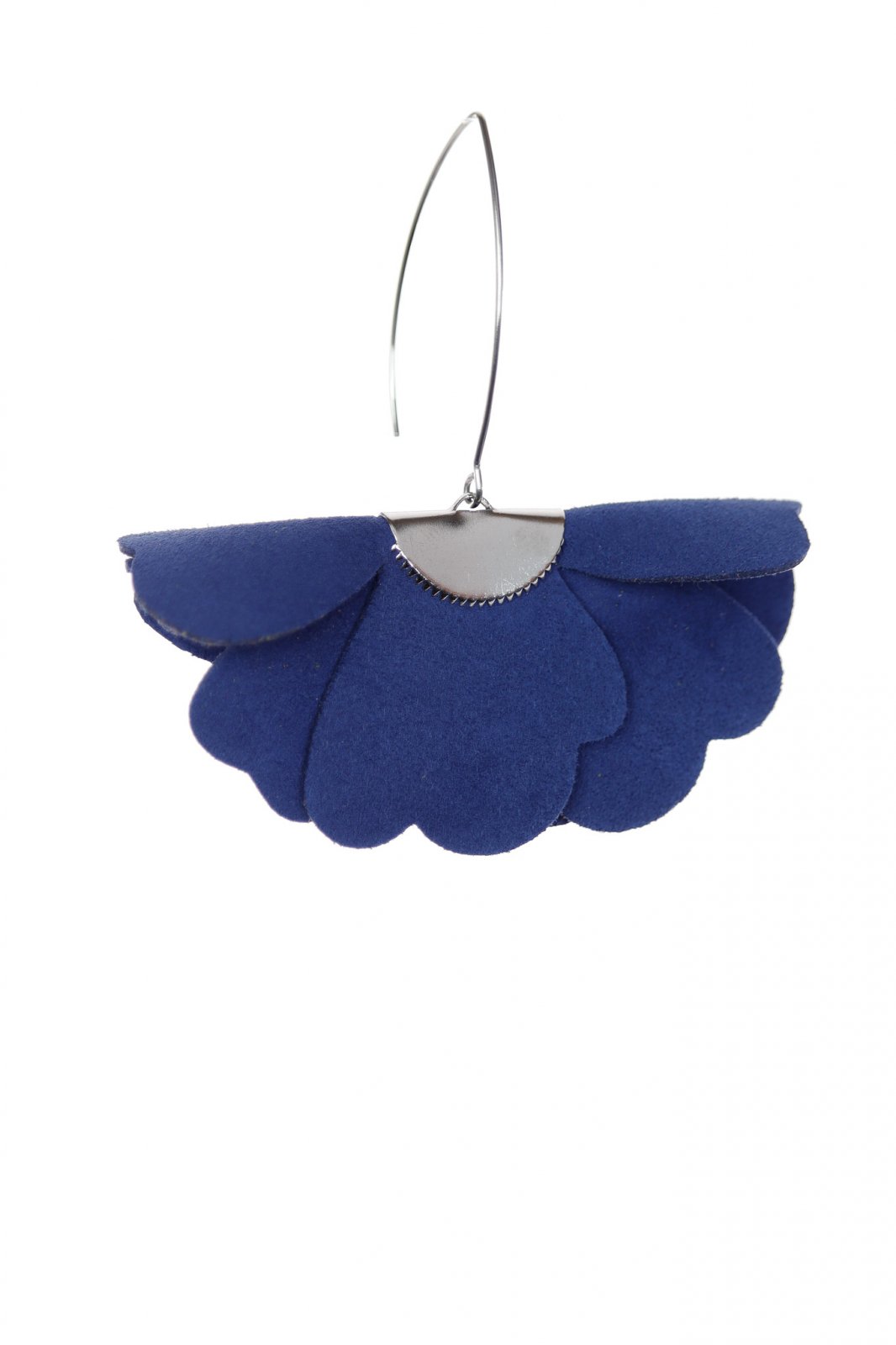 Cercei floare mica - Twilight blue