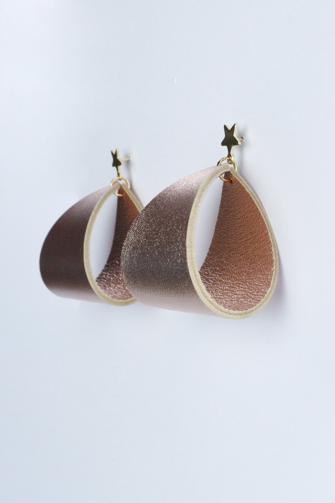 Geometric earrings - Rose