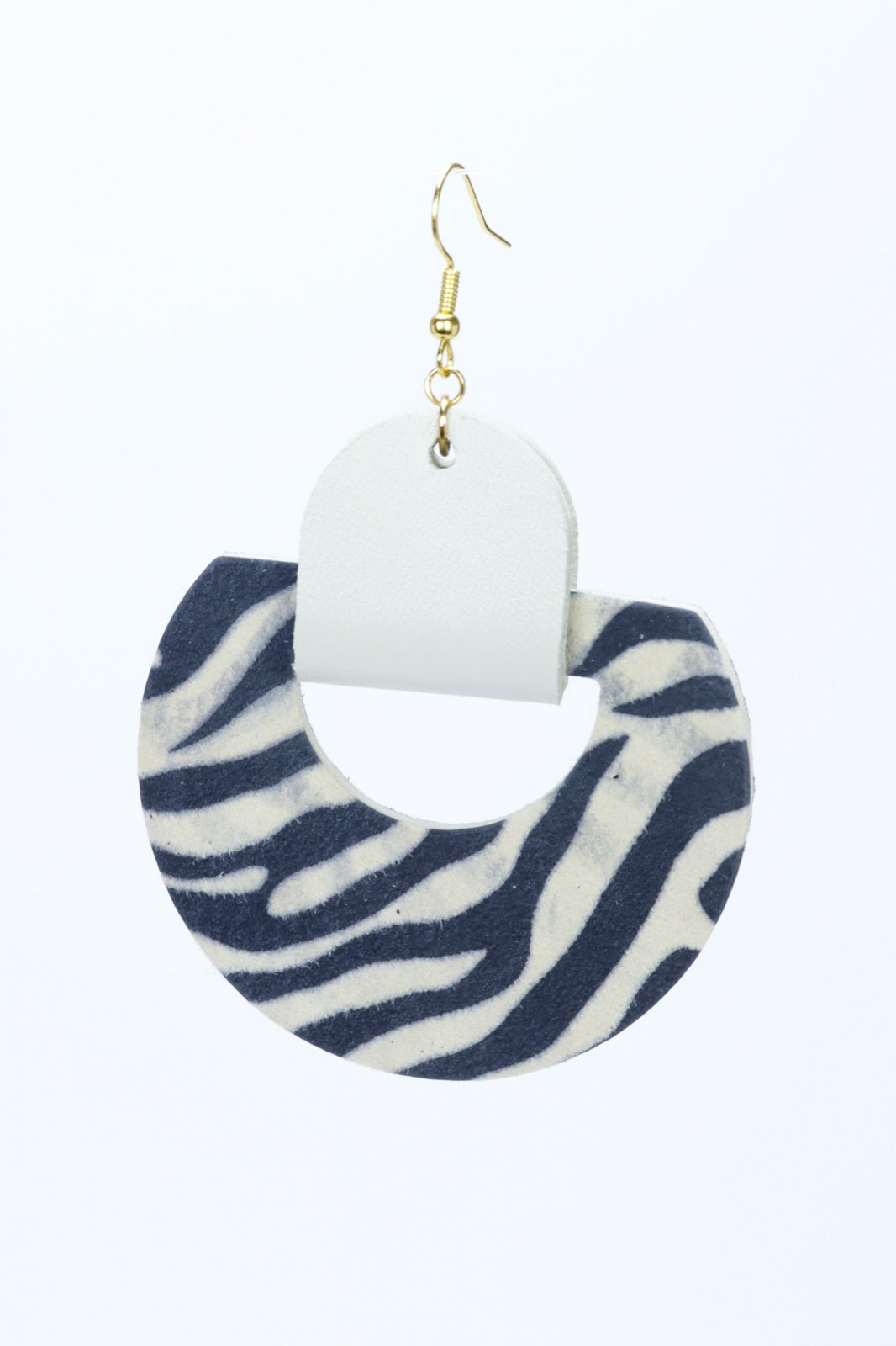 Geometric earrings - Animal print