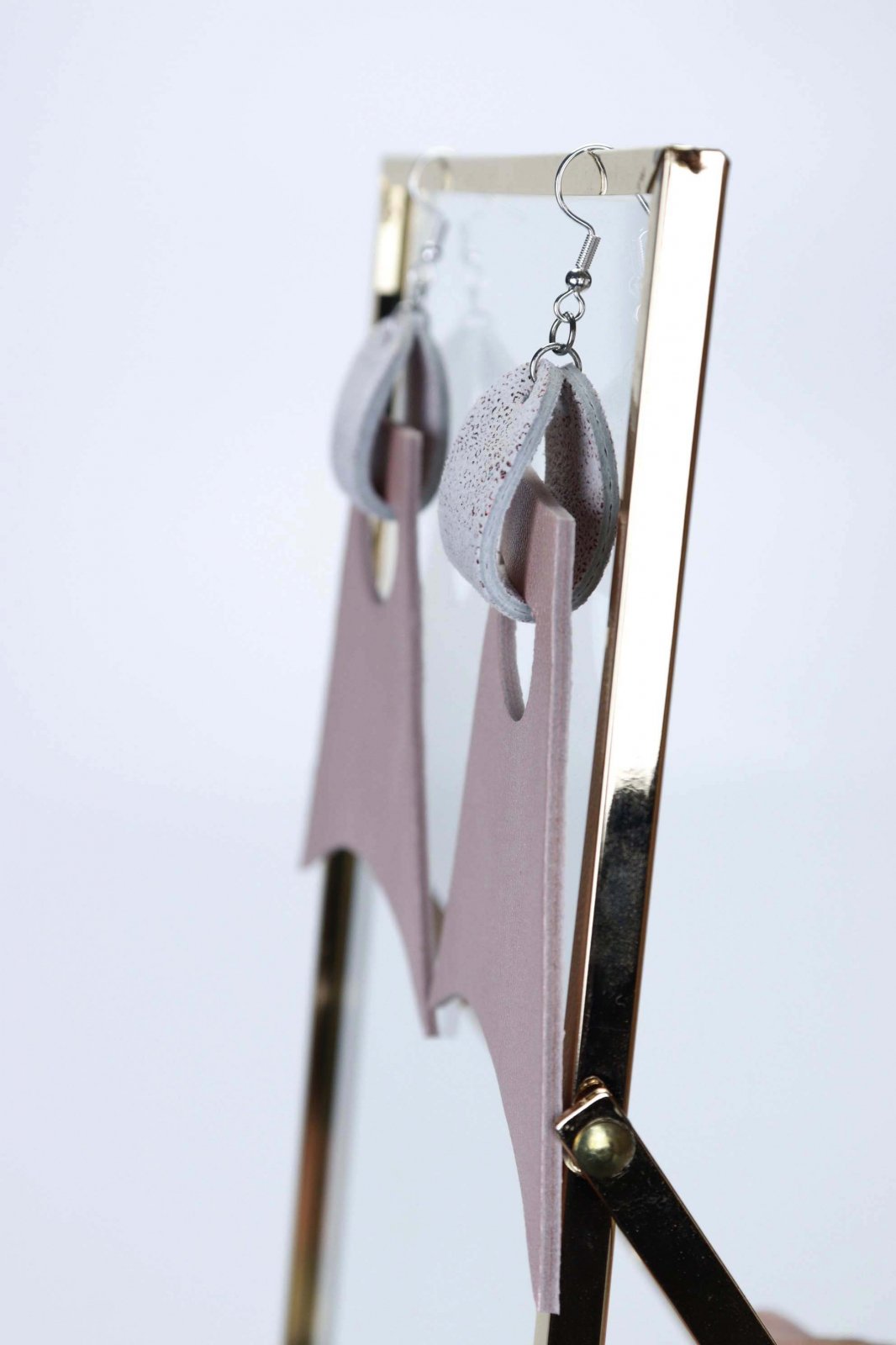 Geometric Earrings - Pink