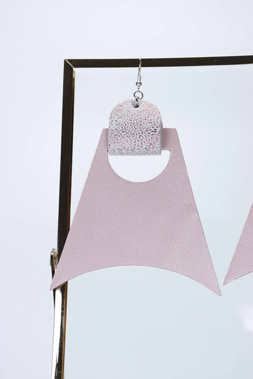 Geometric Earrings - Pink