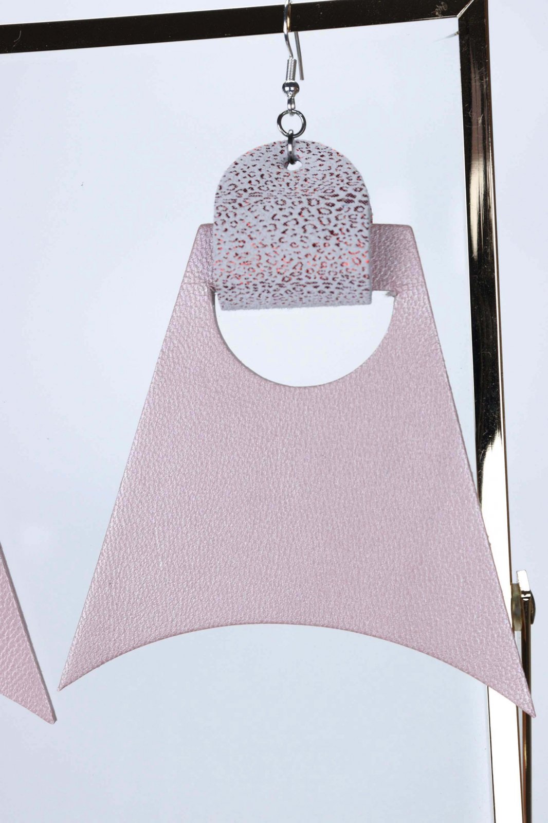 Geometric Earrings - Pink