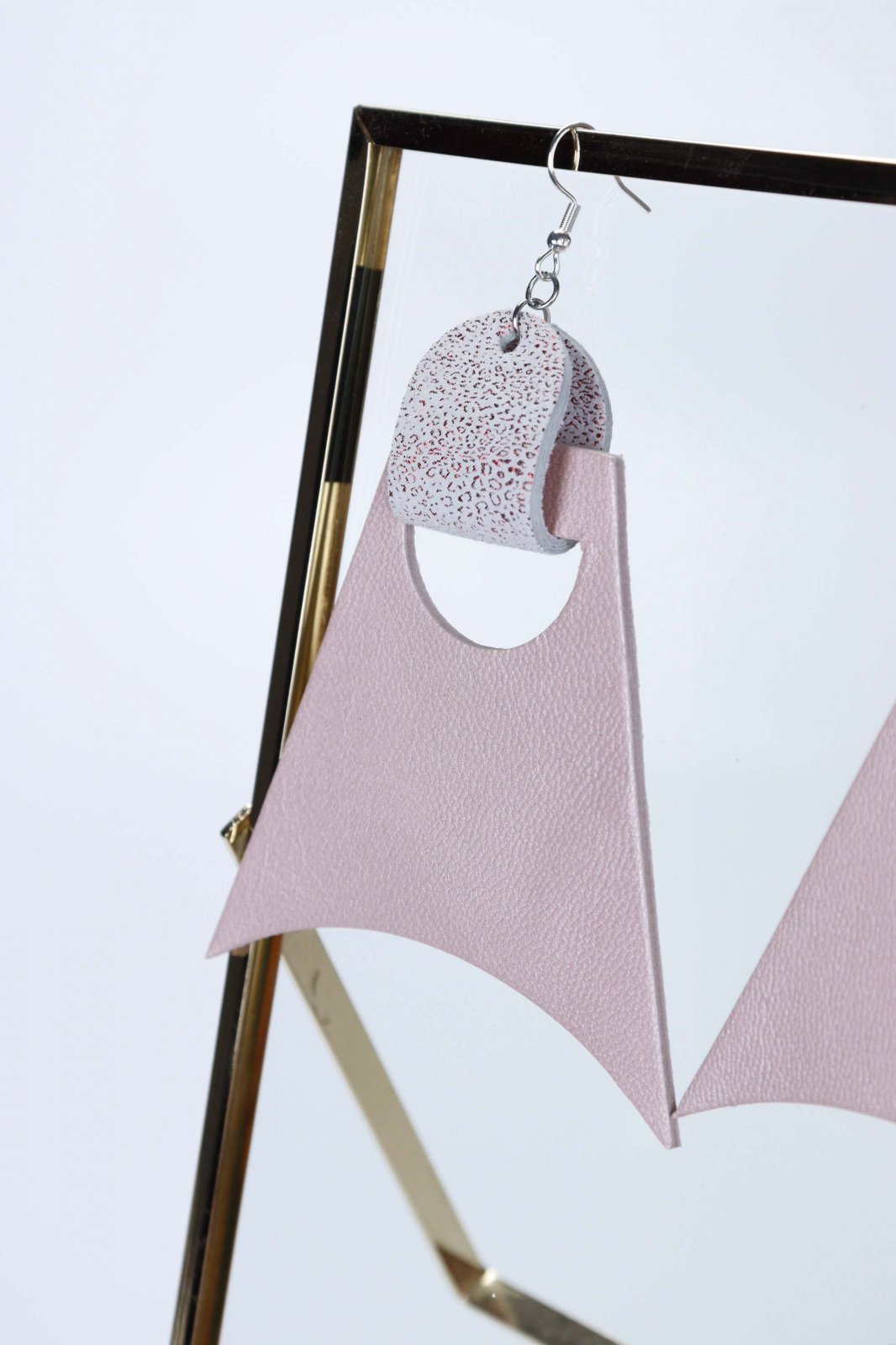 Geometric Earrings - Pink
