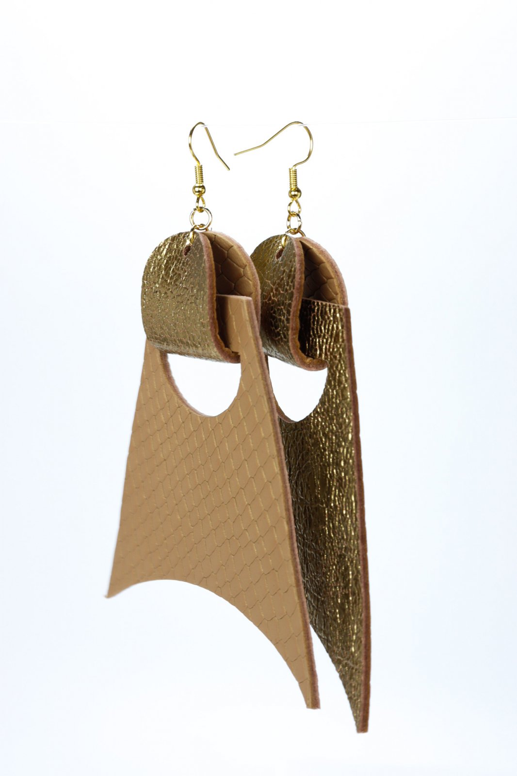 Geometric earrings - Gold
