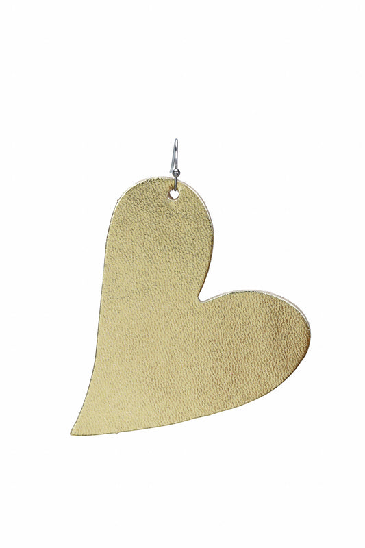 Heart Earrings - Gold