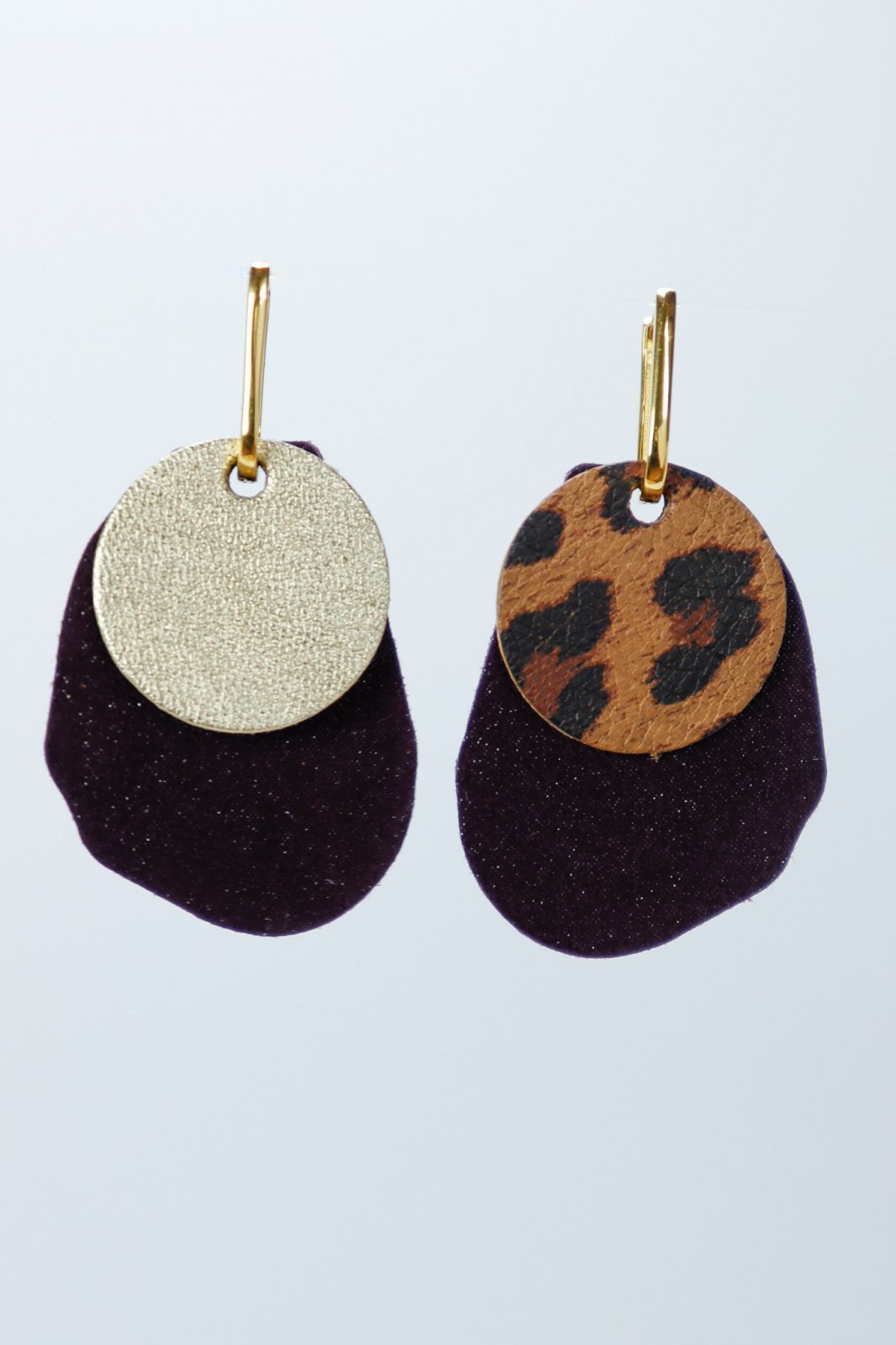Mix&Match Earrings - Urban Jungle - 925 Silver Gold Plated