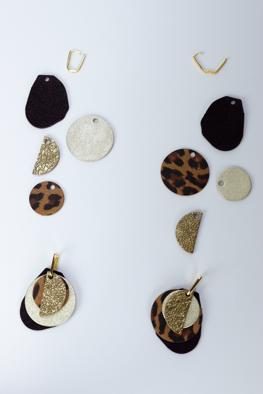 Mix&Match Earrings - Urban Jungle - 925 Silver Gold Plated