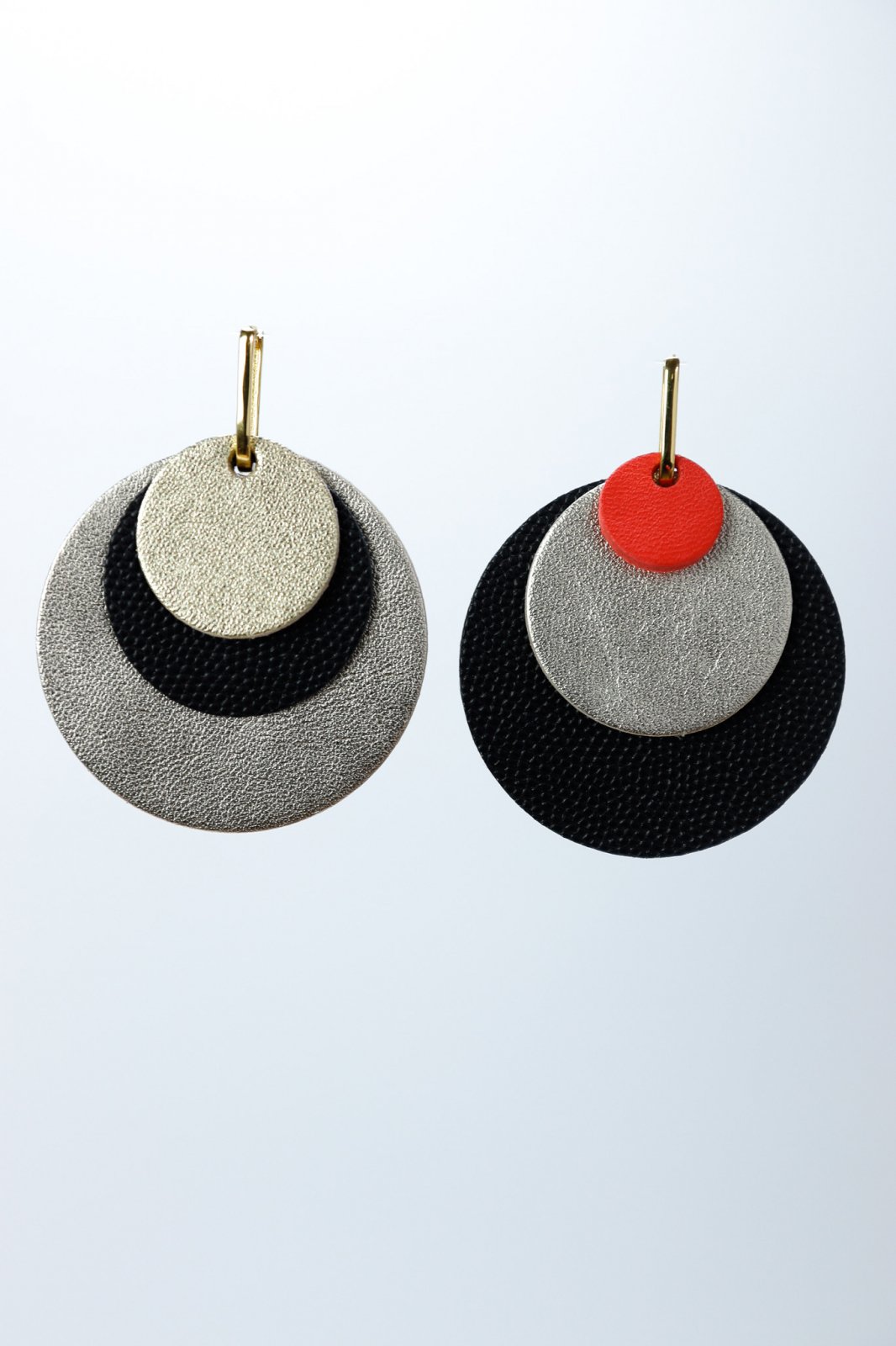 Mix&Match Earrings - Urban Glam - 925 Silver Gold Plated