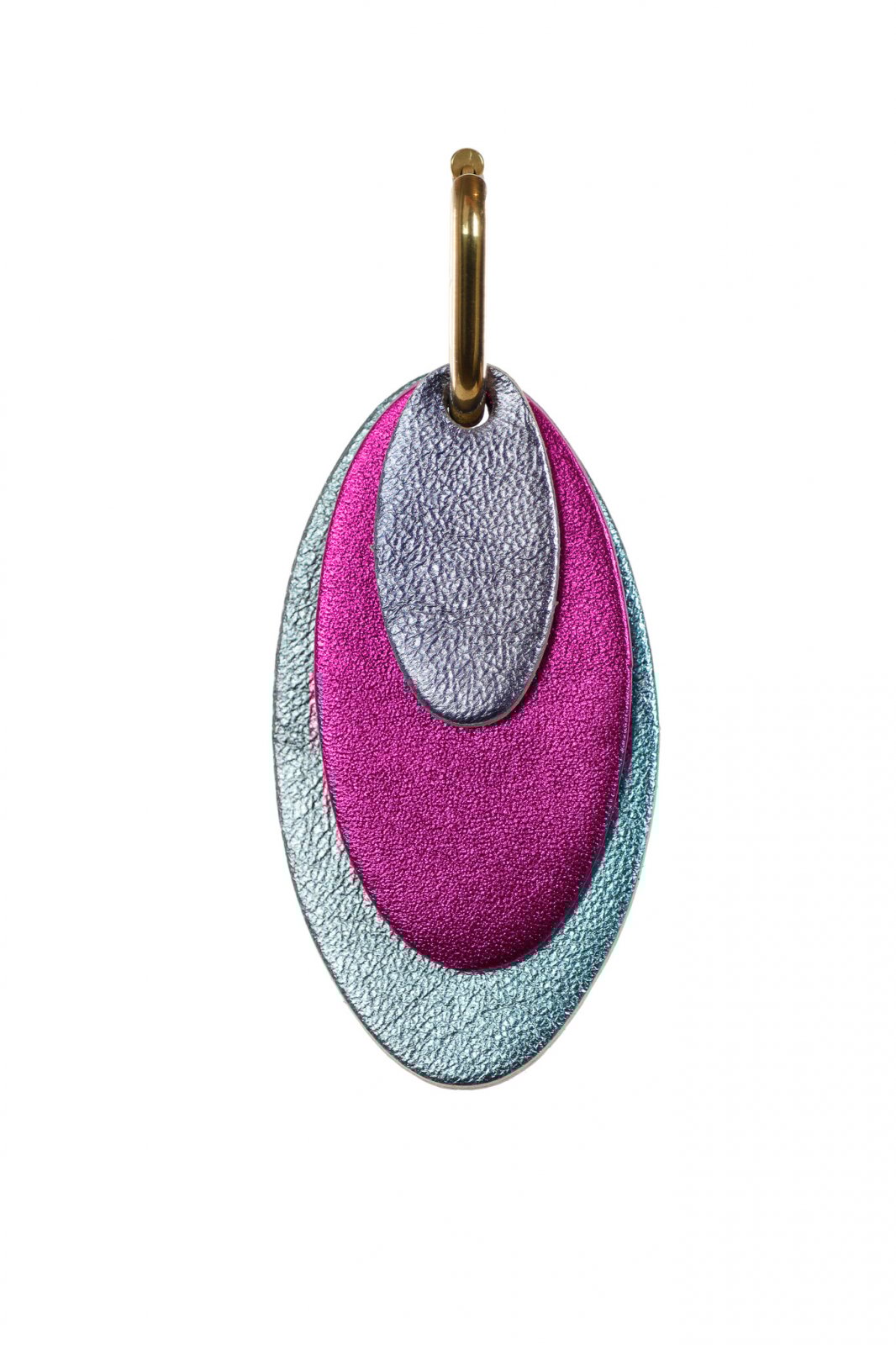 Cercei Mix&Match - Fuchsia + Lila metalic