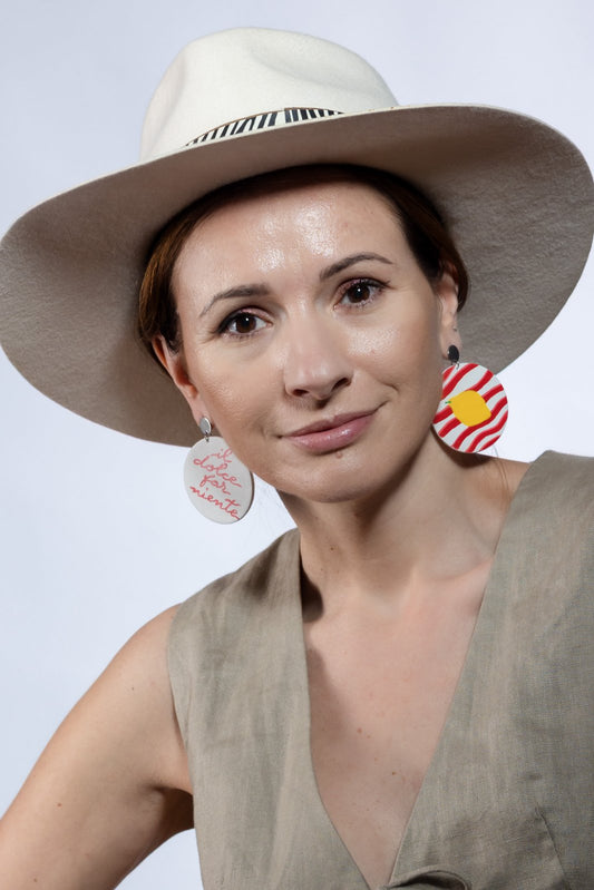 Painted Earrings - Dolce far niente