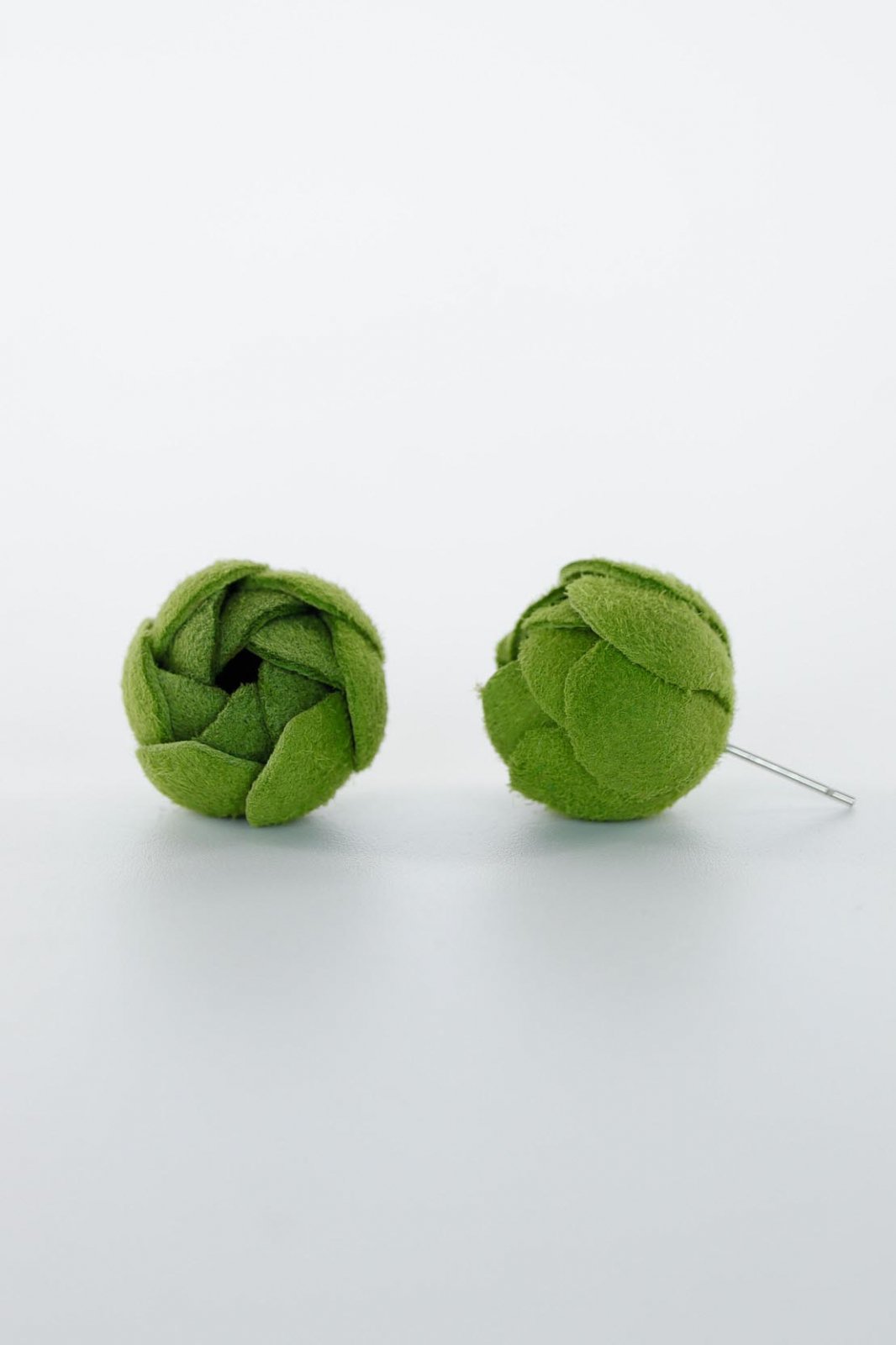 Cercei Trandafir - Verde lime
