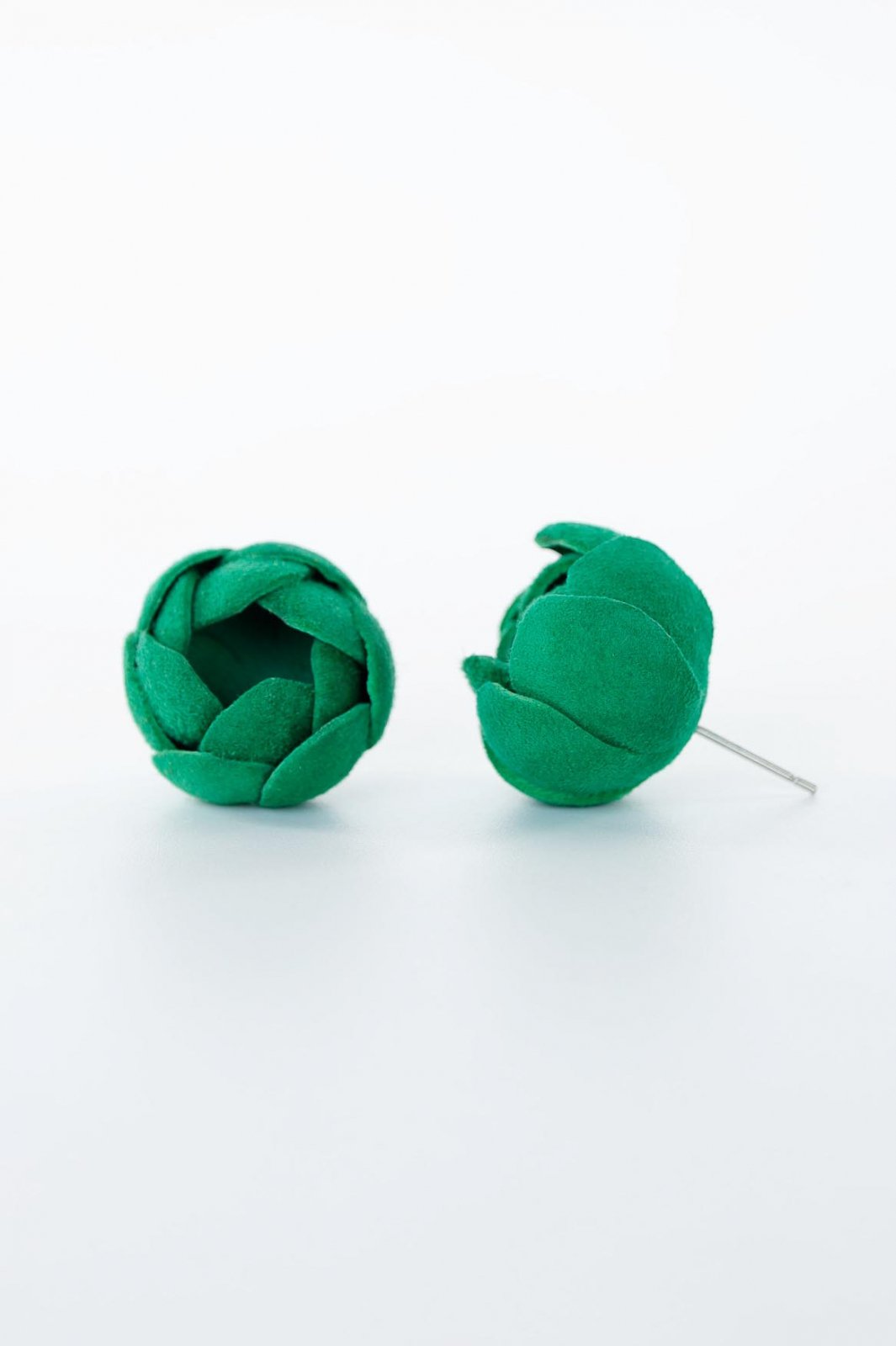 Cercei Trandafir - Verde iarba