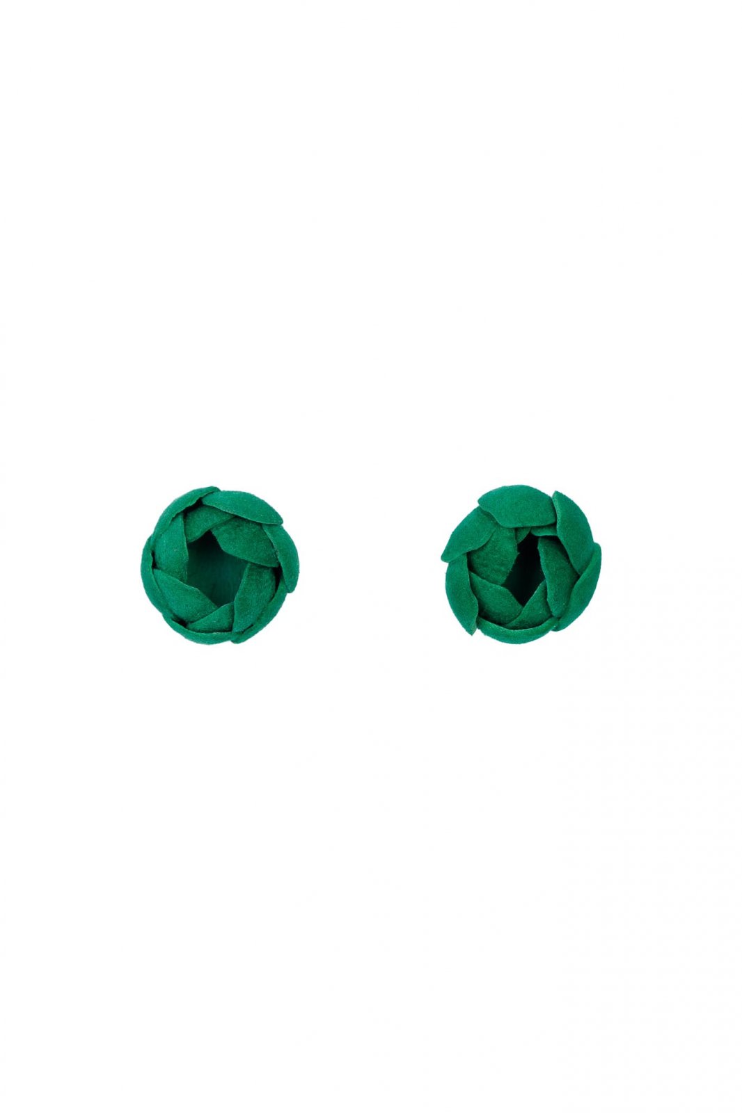 Cercei Trandafir - Verde iarba