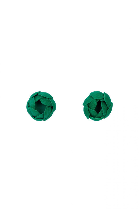 Cercei Trandafir - Verde iarba