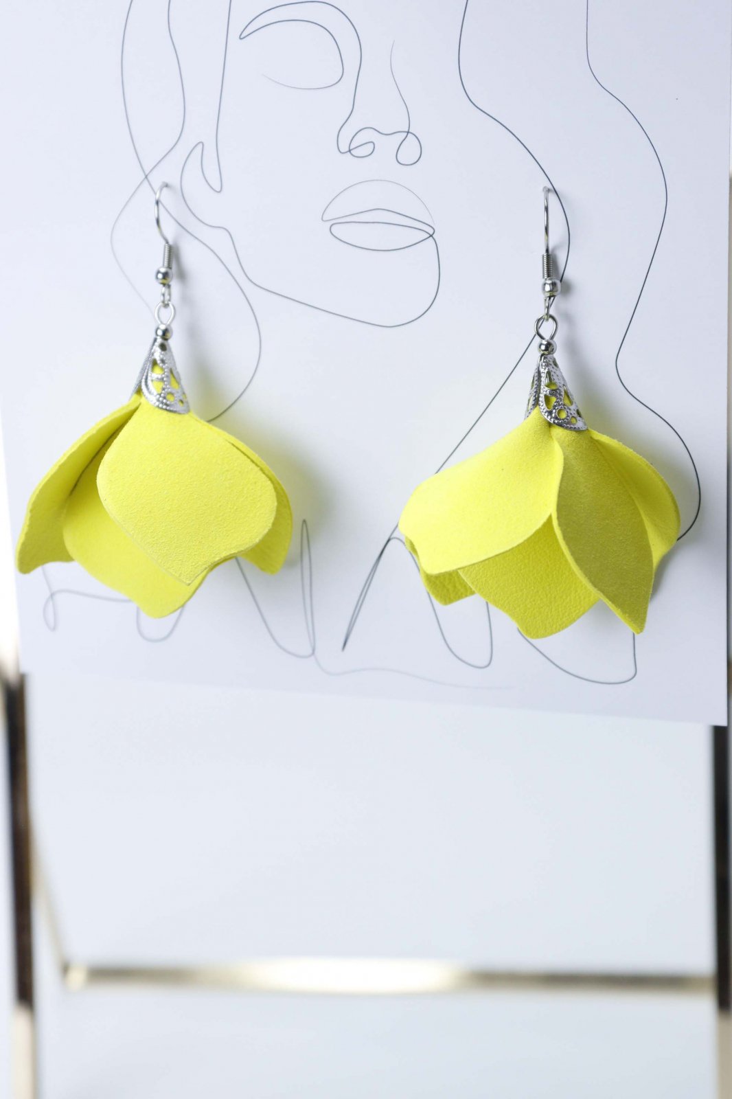Daffodil Earrings - Yellow