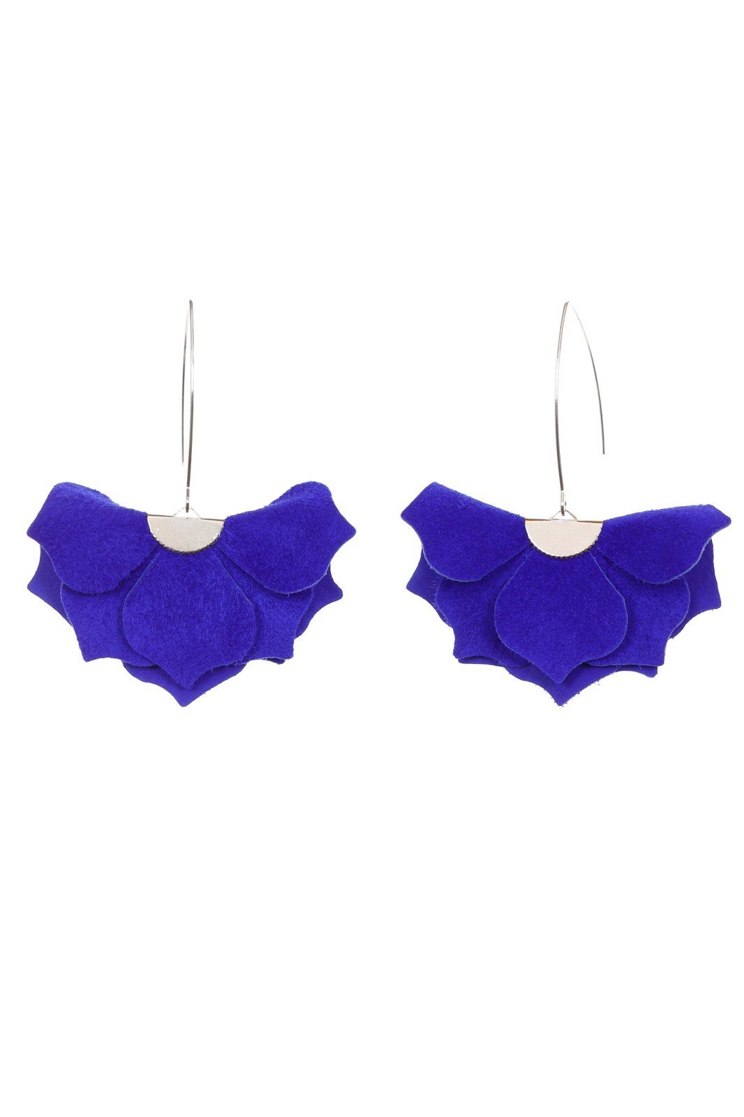 Cercei Urban Petals - Albastru electric