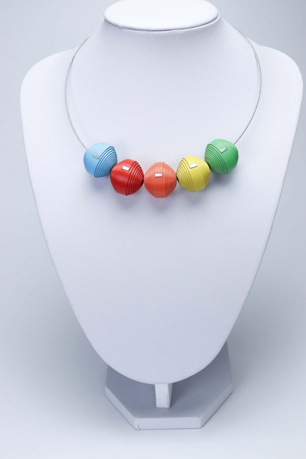 Burano 2 necklace - Leatherbonbon (491) made of leather