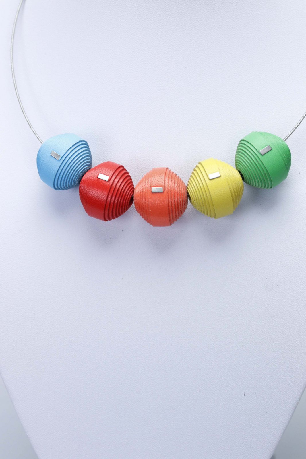 Burano 2 necklace - Leatherbonbon (491) made of leather