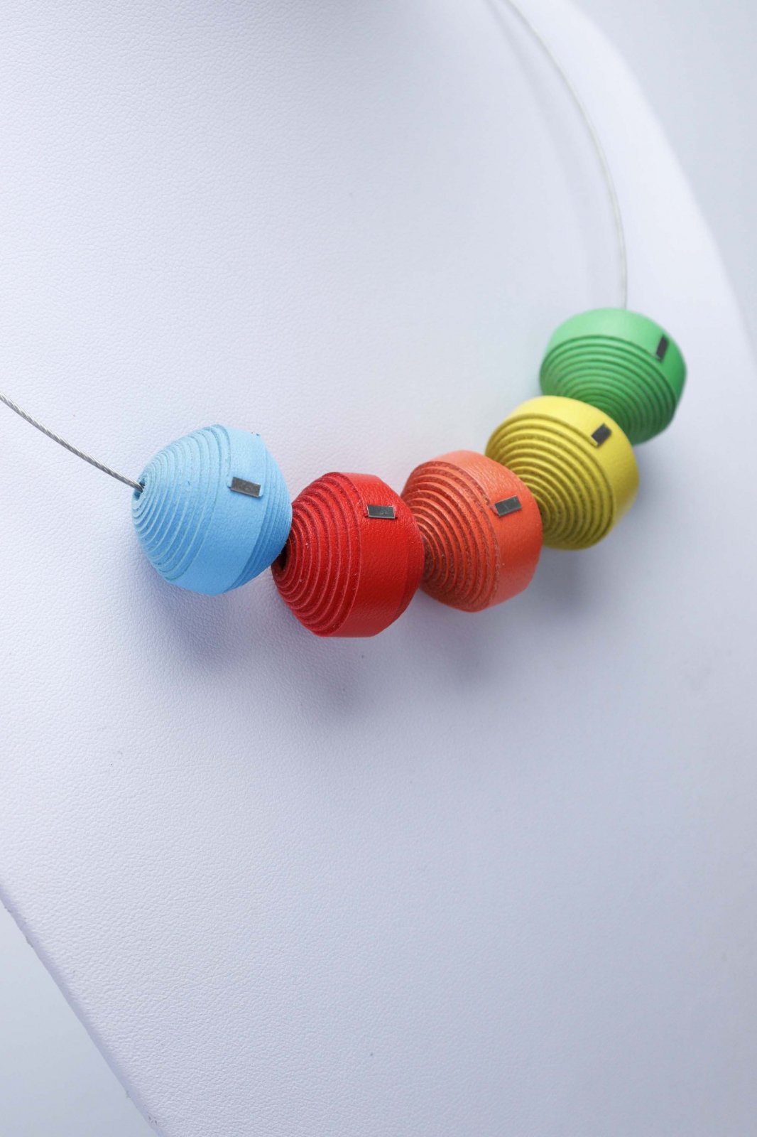 Burano 2 necklace - Leatherbonbon (491) made of leather