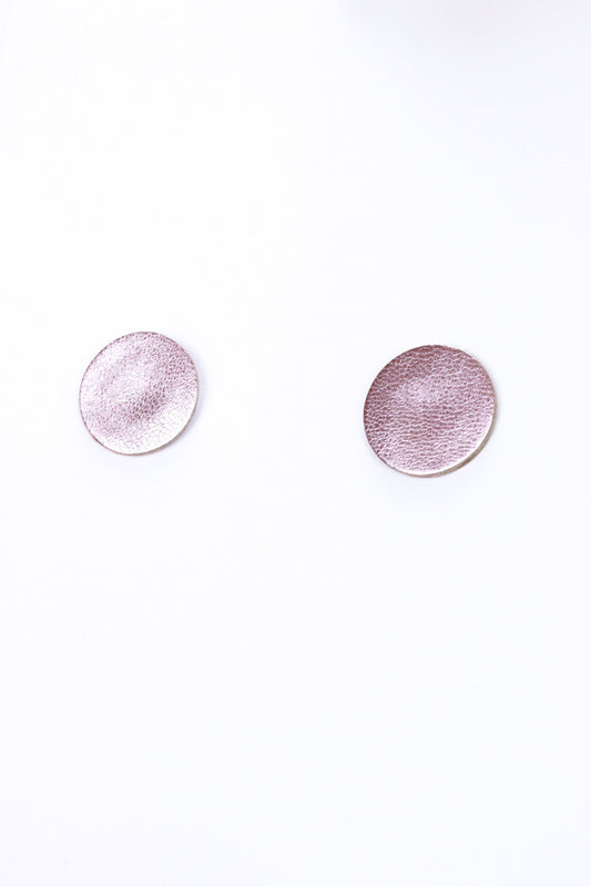 Hoop earrings - Lilac pearlescent