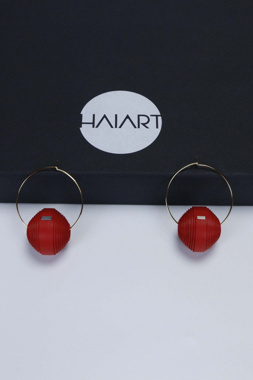 Leatherbonbon Necklace and Earrings Set