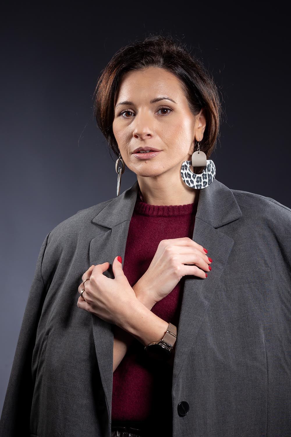 Cercei Halo - Animal print + ocru