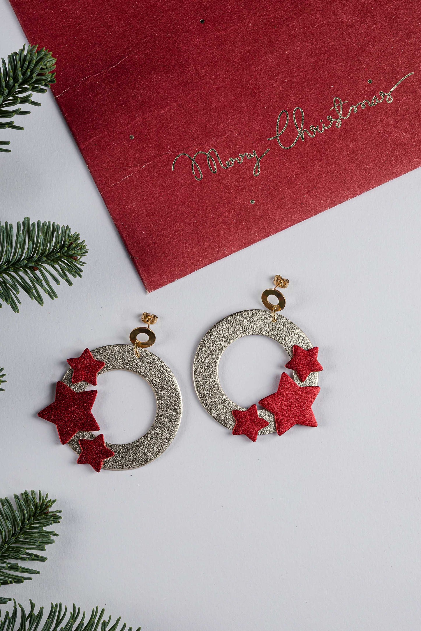 Cercei Coronita cu stele