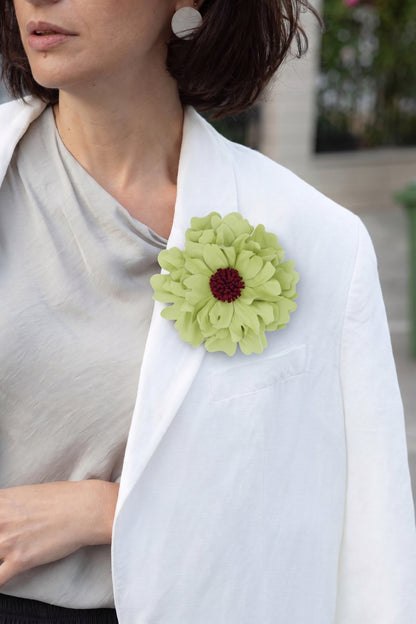 Brosa Zahira - Apple green