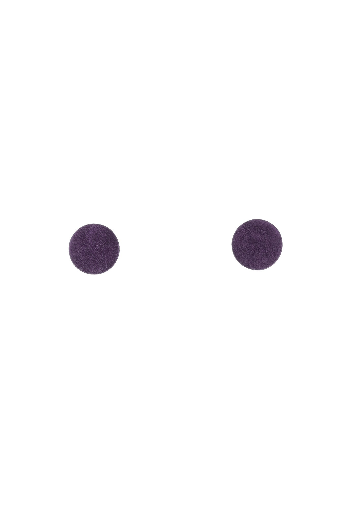 Cercei Cerc (2.5 cm) - Violet metalizat