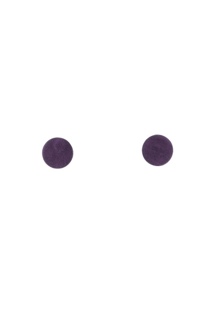 Cercei Cerc (2.5 cm) - Violet metalizat