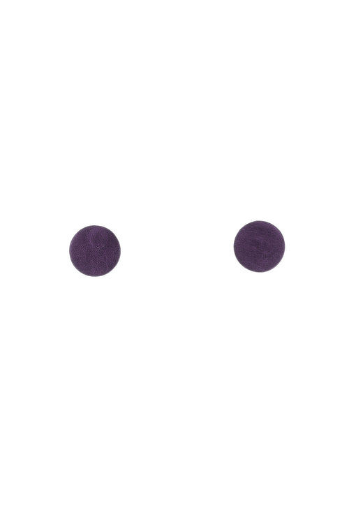 Cercei Cerc (2.5 cm) - Violet metalizat