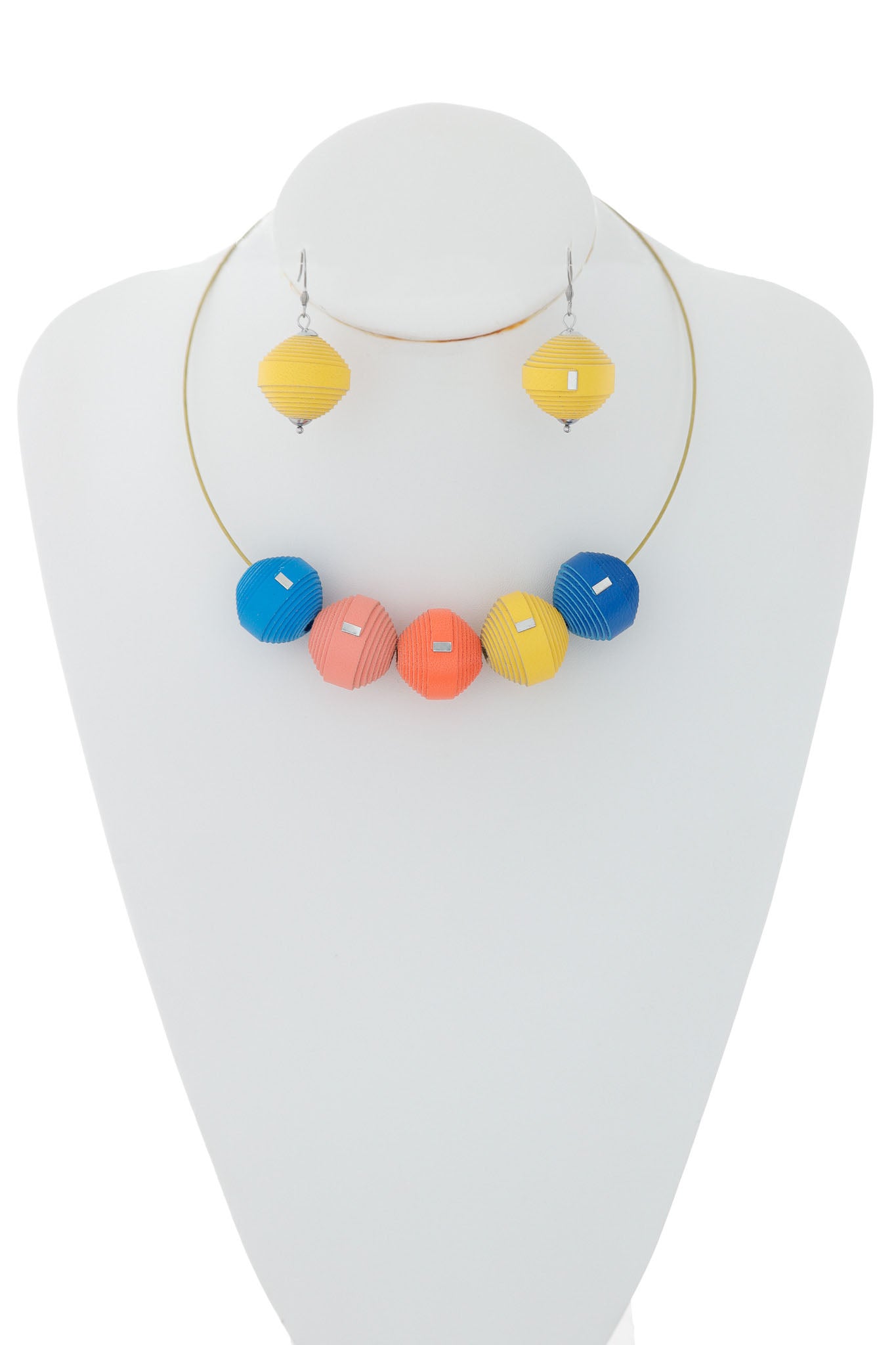 Set Colier + Cercei Leatherbonbon (304)