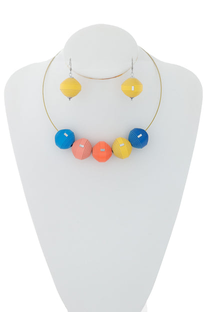 Set Colier + Cercei Leatherbonbon (304)