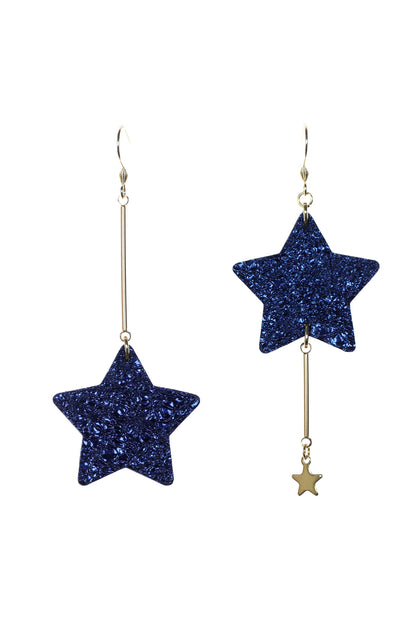 Cercei Stelute Asimetrici - Silent night