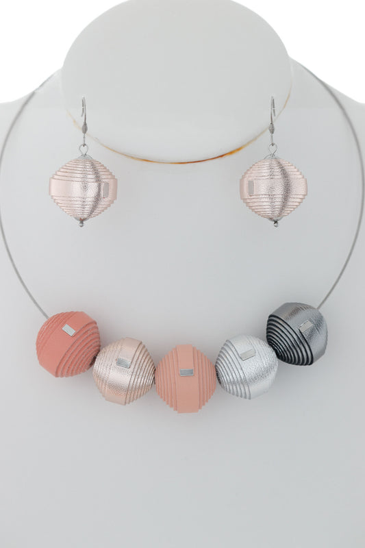Set Colier + Cercei Leatherbonbon (305)